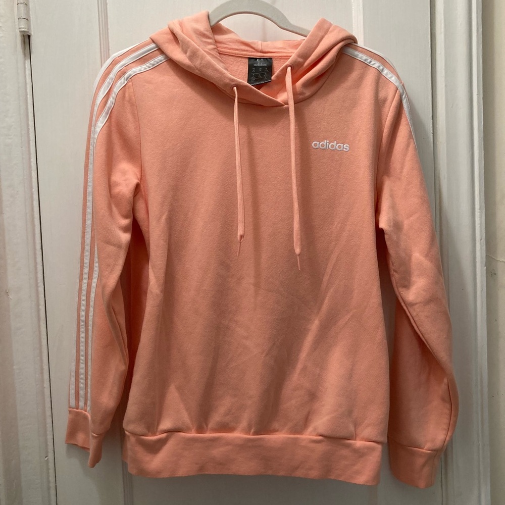 Women’s pink adidas hoodie size M